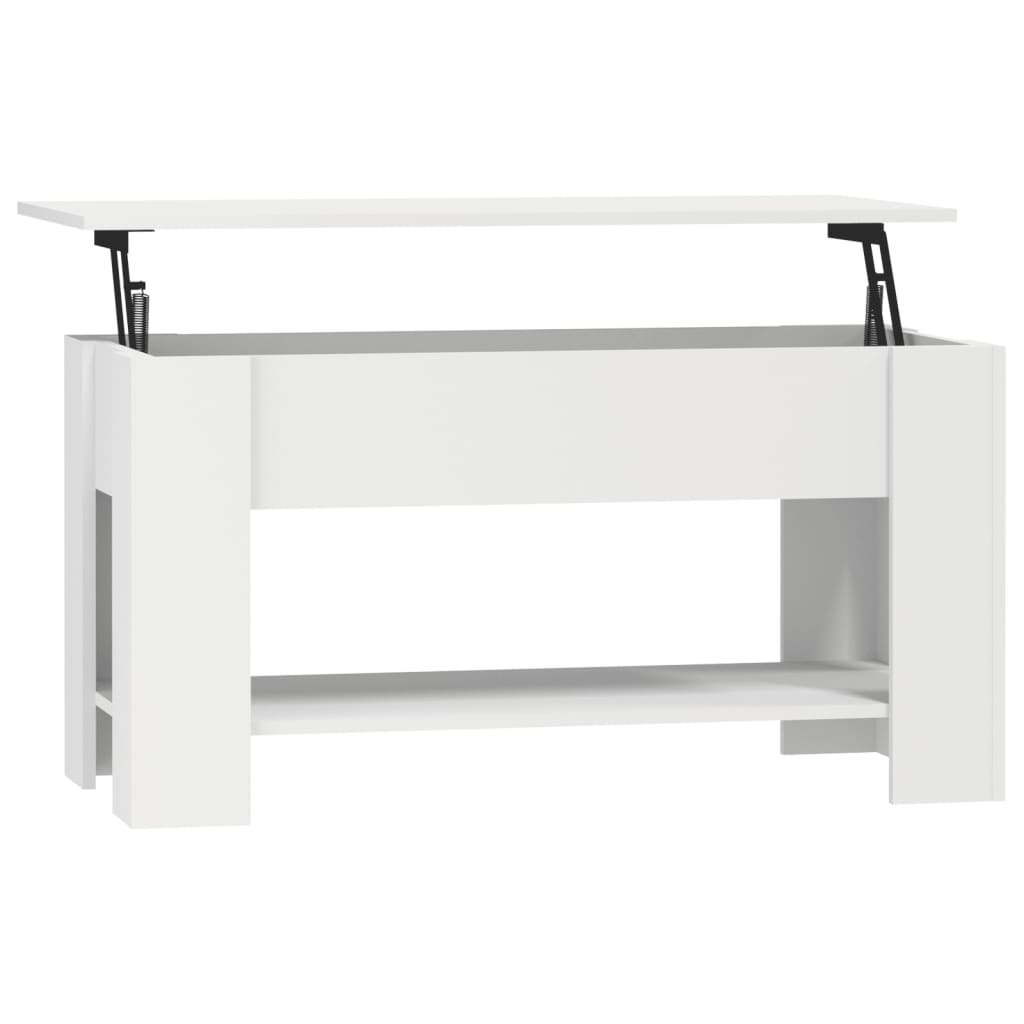 Salontafel 101X49X52 Cm Bewerkt Hout