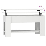 Salontafel 101X49X52 Cm Bewerkt Hout