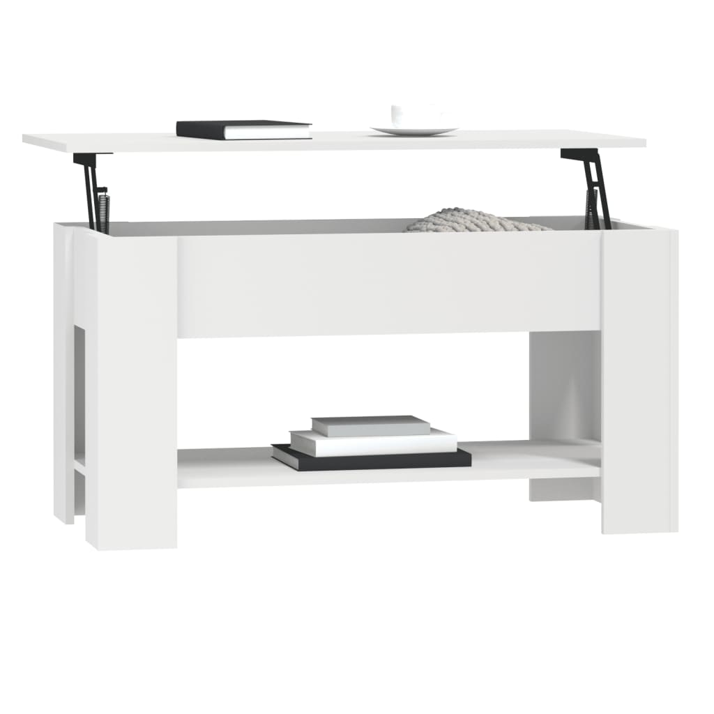 Salontafel 101X49X52 Cm Bewerkt Hout