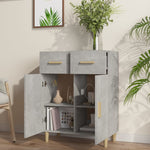 Dressoir 69,5X34X89 Cm Bewerkt Hout