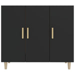 Dressoir 90X34X80 Cm Bewerkt Hout