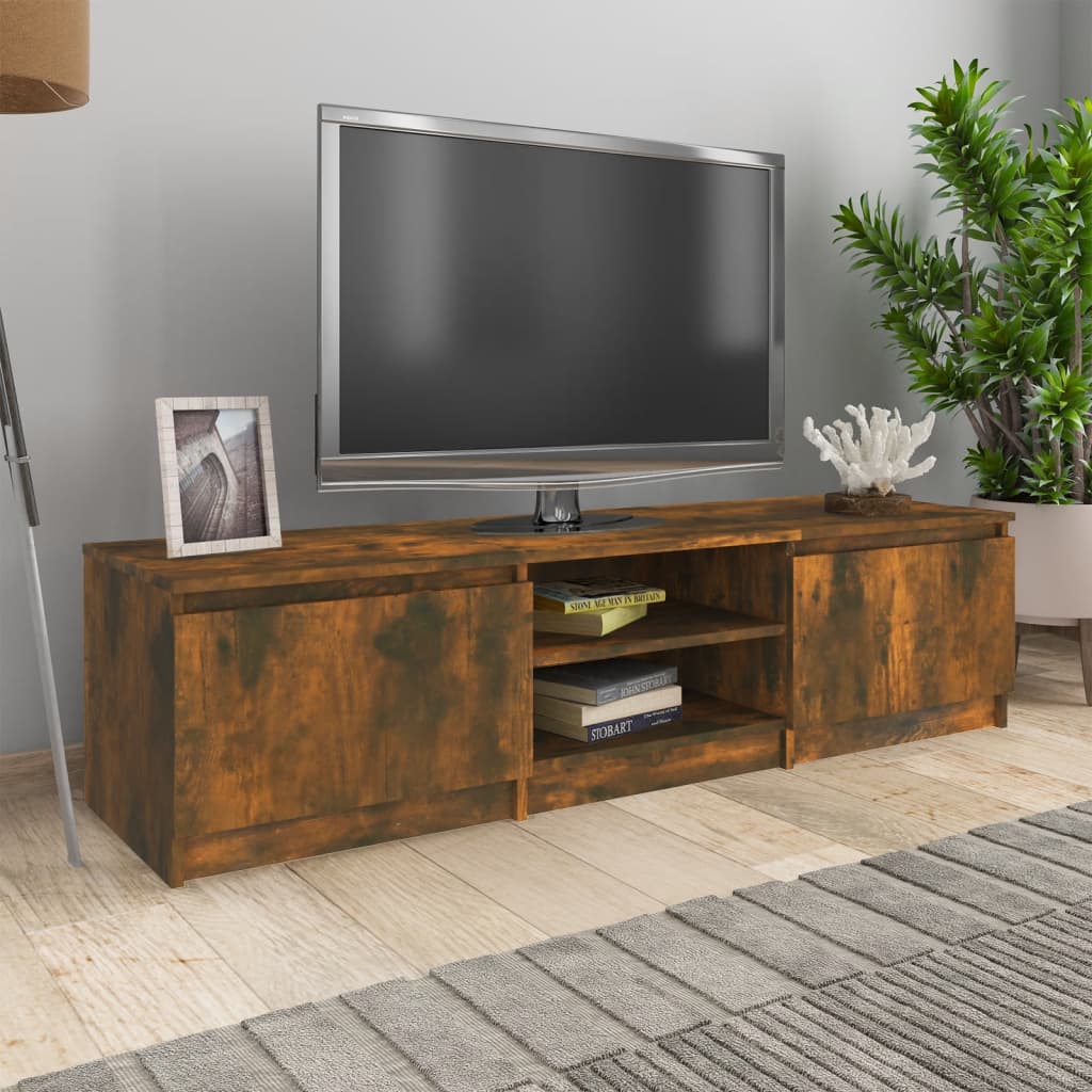 Tv-Meubel 140X40X35,5 Cm Bewerkt Hout