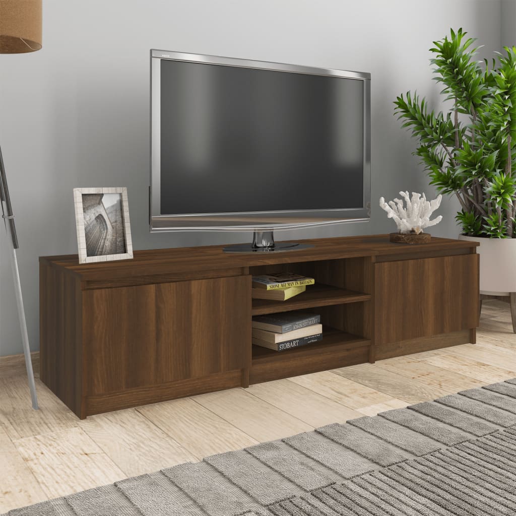 Tv-Meubel 140X40X35,5 Cm Bewerkt Hout