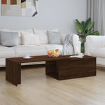 Salontafel 150X50X35 Cm Bewerkt Hout