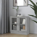 Vitrinekast 82,5X30,5X80 Cm Bewerkt Hout