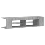 Tv-Meubel Met Led-Verlichting 135X39X30 Cm Eiken