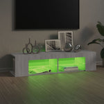 Tv-Meubel Met Led-Verlichting 135X39X30 Cm Eiken