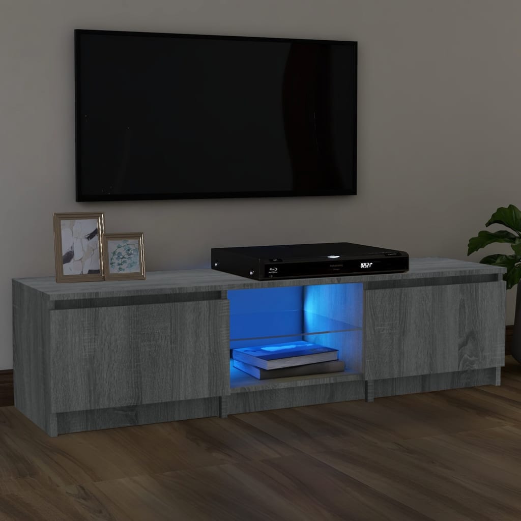 Tv-Meubel Met Led-Verlichting 140X40X35,5 Cm
