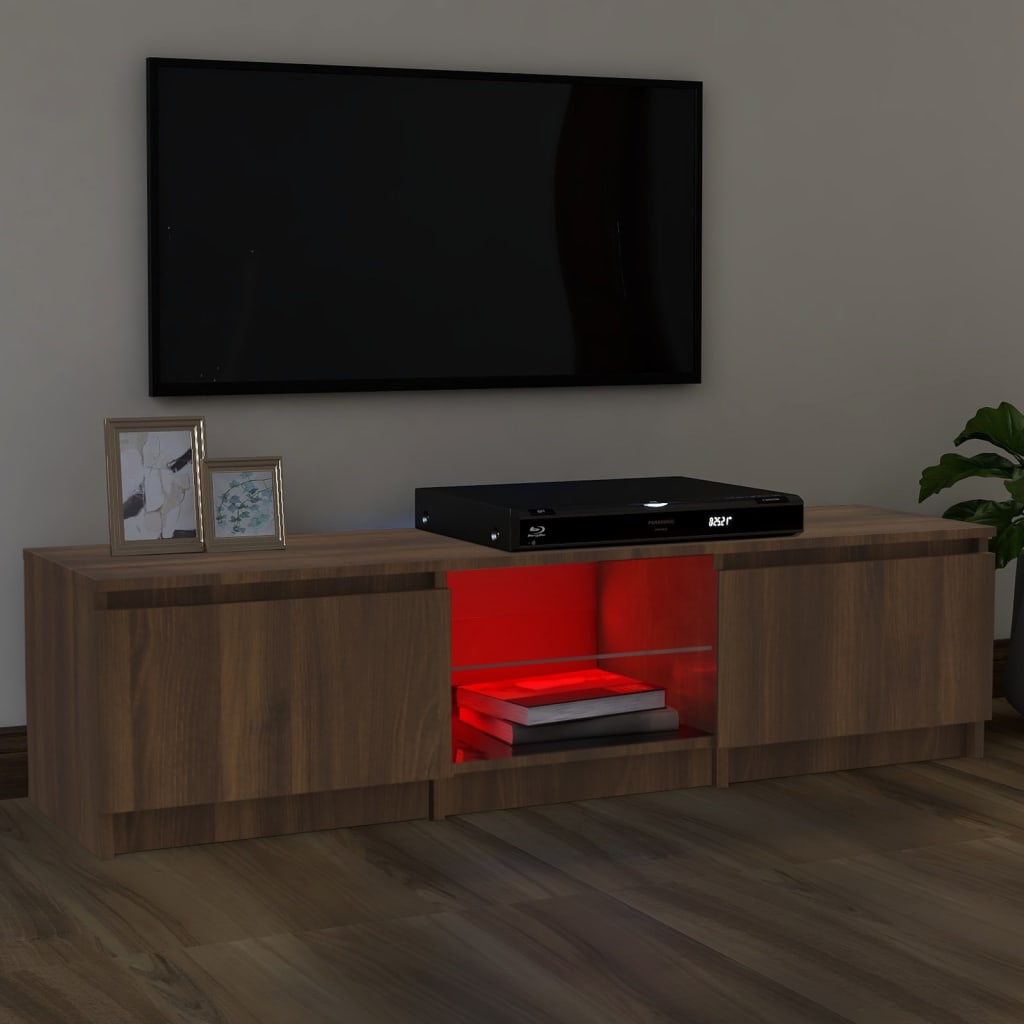 Tv-Meubel Met Led-Verlichting 140X40X35,5 Cm