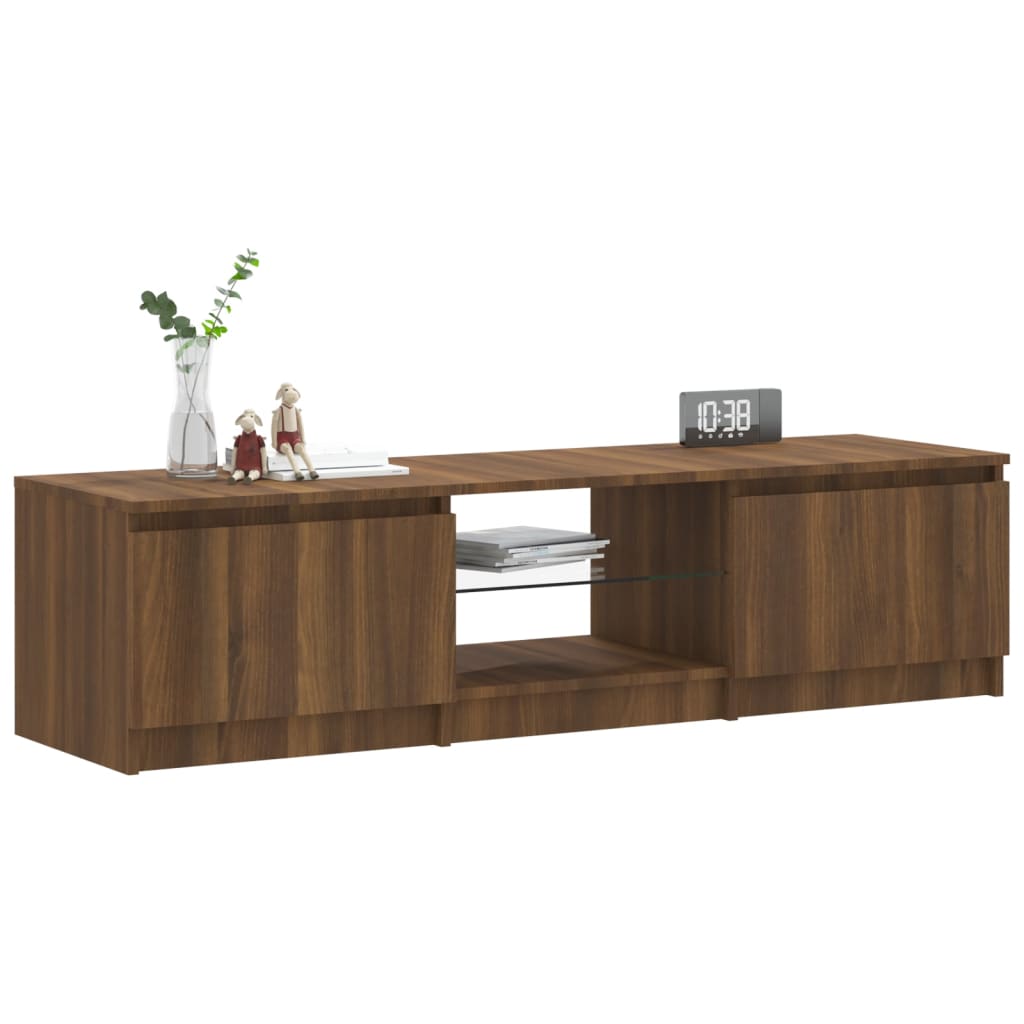 Tv-Meubel Met Led-Verlichting 140X40X35,5 Cm