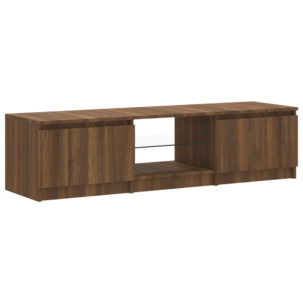 Tv-Meubel Met Led-Verlichting 140X40X35,5 Cm
