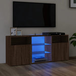Tv-Meubel Met Led-Verlichting 120X30X50 Cm