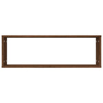 Wandschappen Kubus 80X15X26,5 Cm Bewerkt Hout Bruineiken