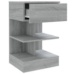 Nachtkastjes 40X35X65 Cm Bewerkt Hout Eiken