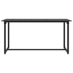 4-Delige Loungeset Met Kussens Poly Rattan Zwart