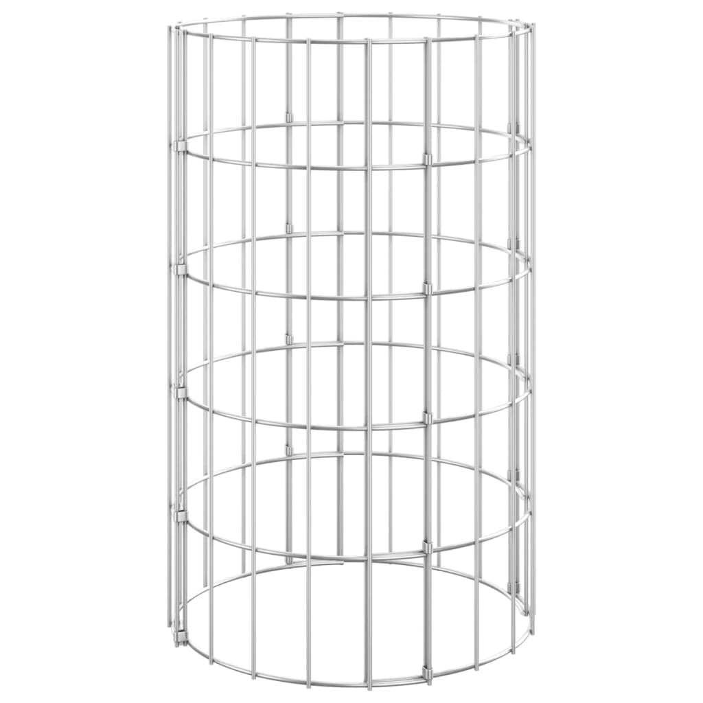 Gabion Plantenbakken 3 St Rond Verhoogd Ø30X50 Cm Staal