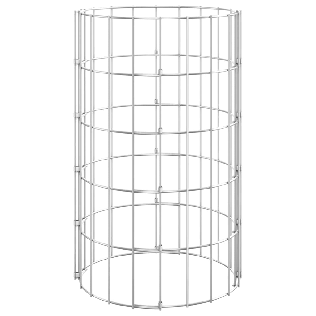 Gabion Plantenbakken 3 St Rond Verhoogd Ø30X50 Cm Staal