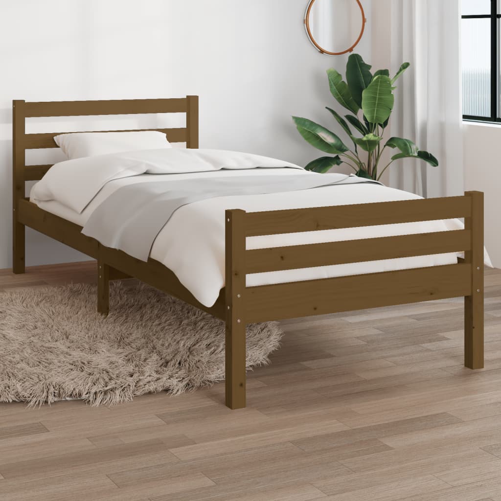 Bedframe Massief Hout