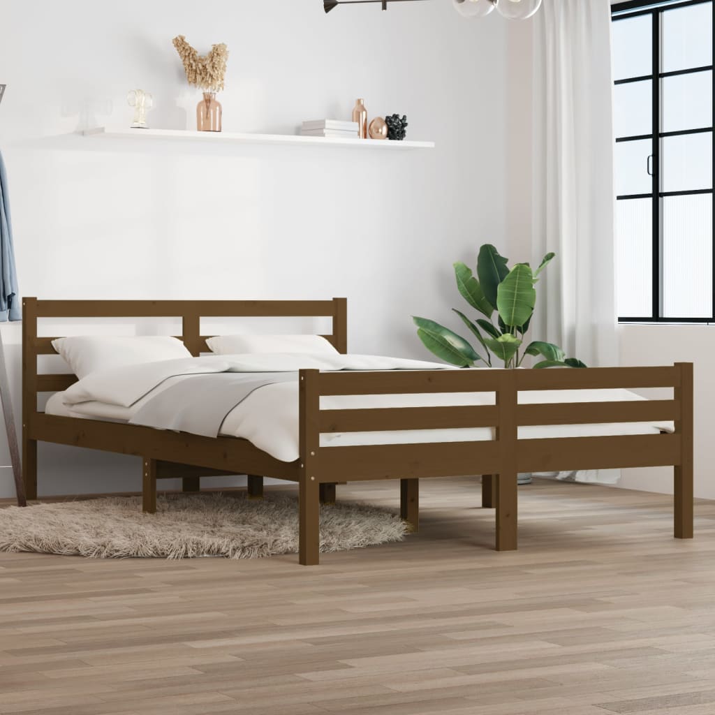 Bedframe Massief Hout