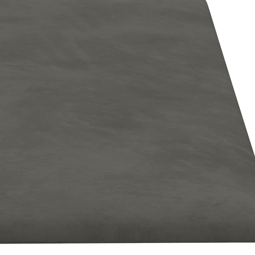 Wandpanelen 1,08 M² Fluweel Donkergrijs