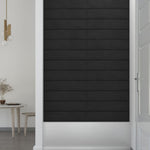 Wandpanelen 1,08 M² Fluweel Zwart
