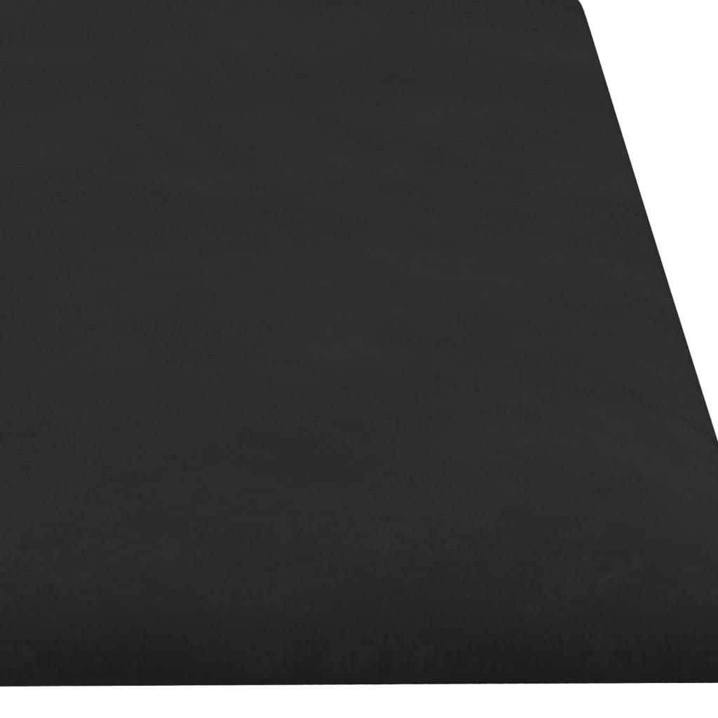 Wandpanelen 1,08 M² Fluweel Zwart