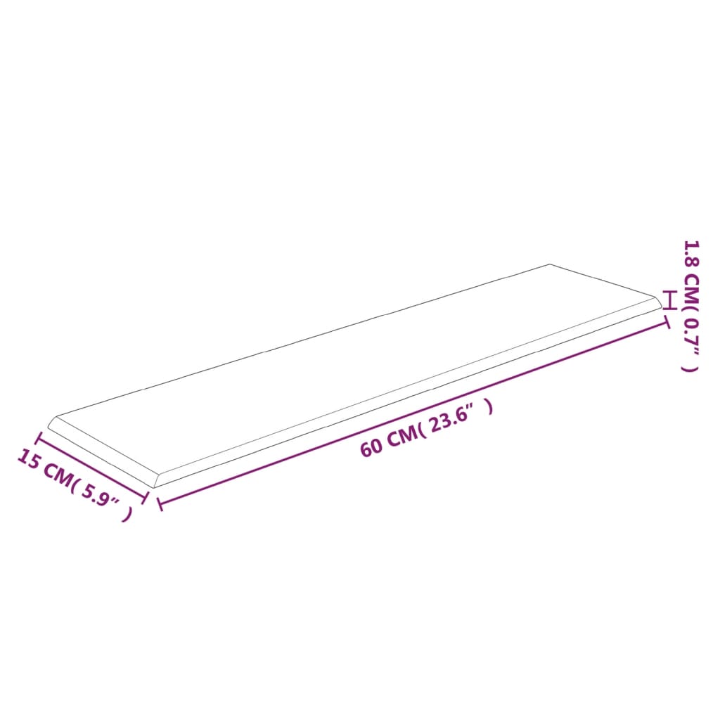 Wandpanelen 1,08 M² Fluweel Zwart