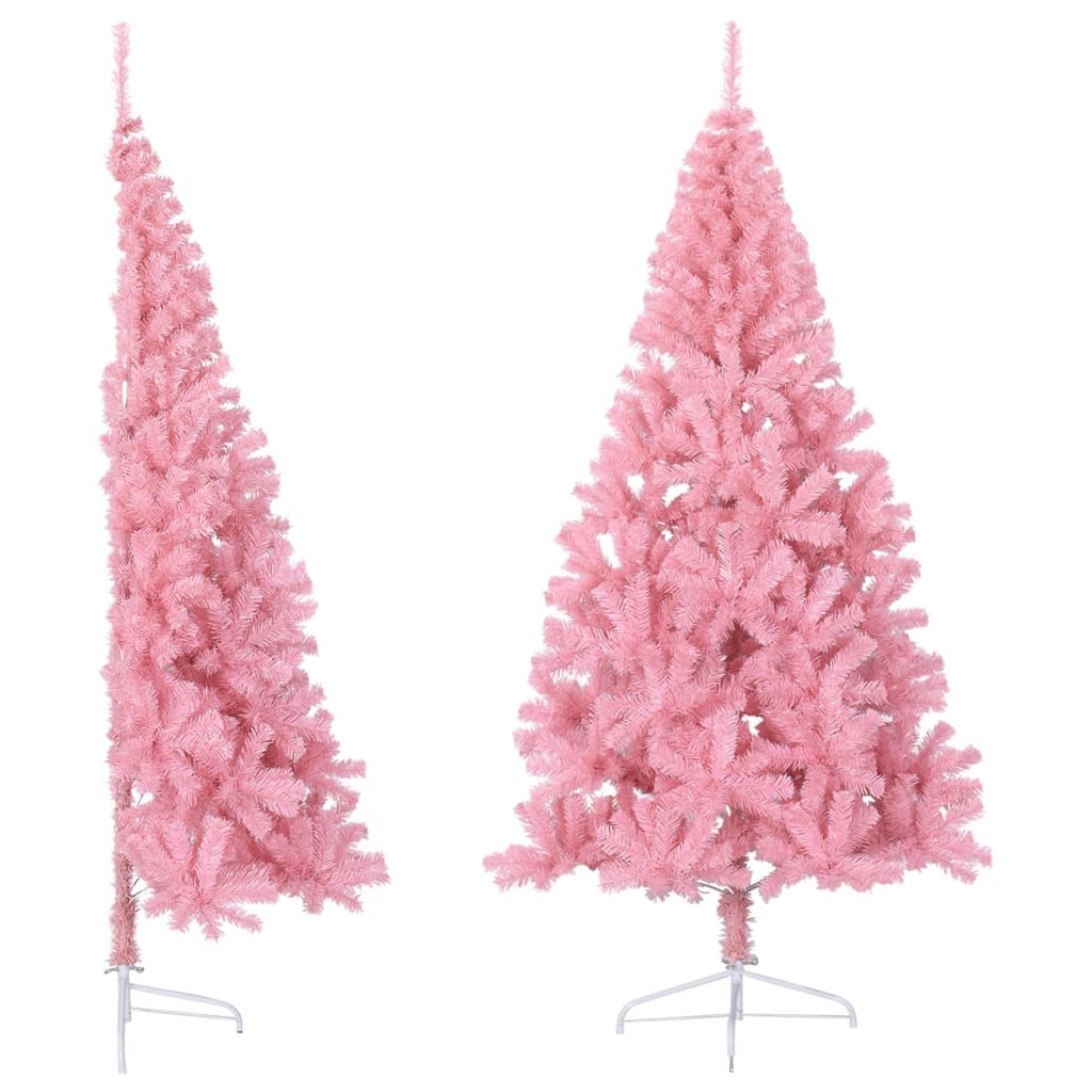 Kunstkerstboom Met Standaard Half 150 Cm Pvc