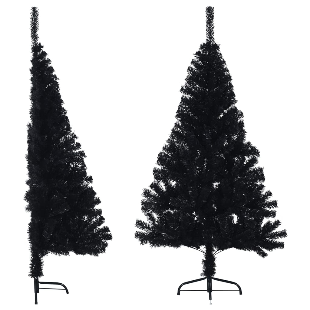 Kunstkerstboom Met Standaard Half 150 Cm Pvc