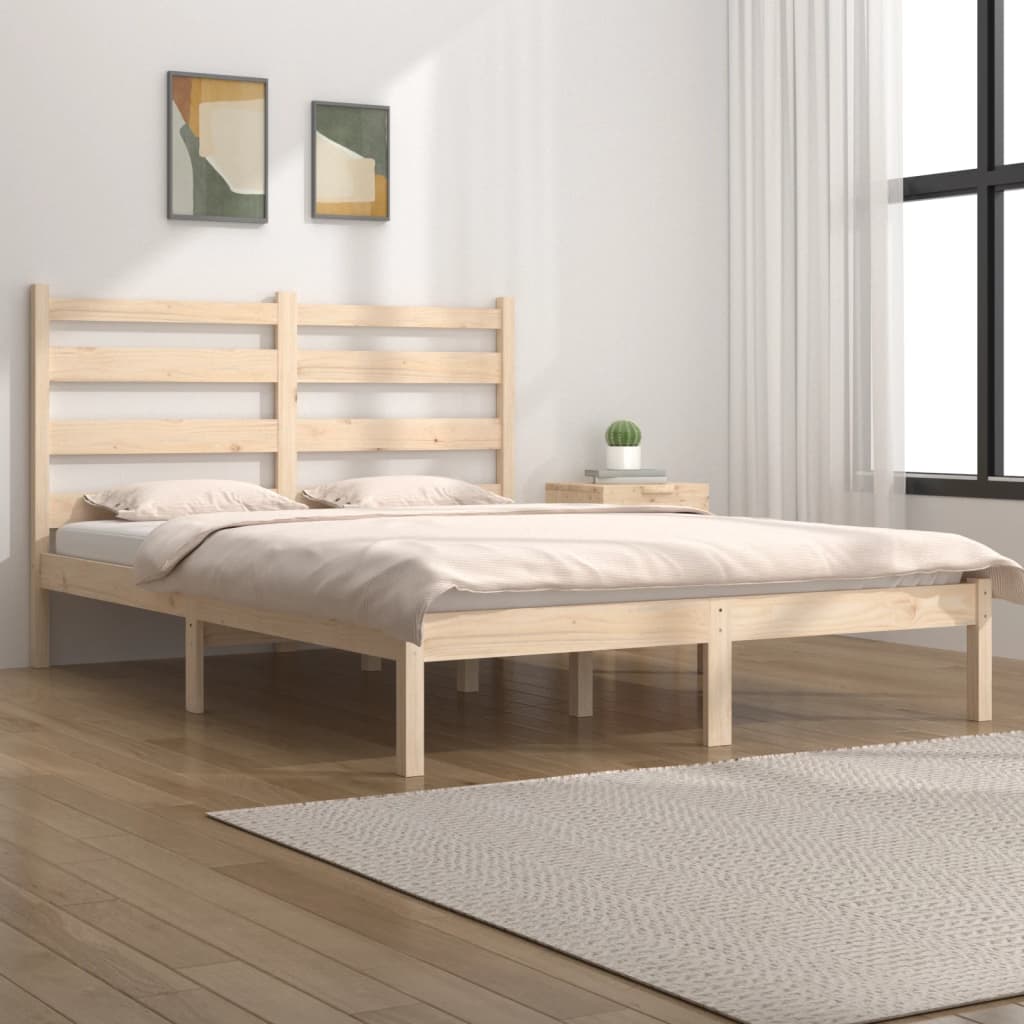 Bedframe Massief Grenenhout