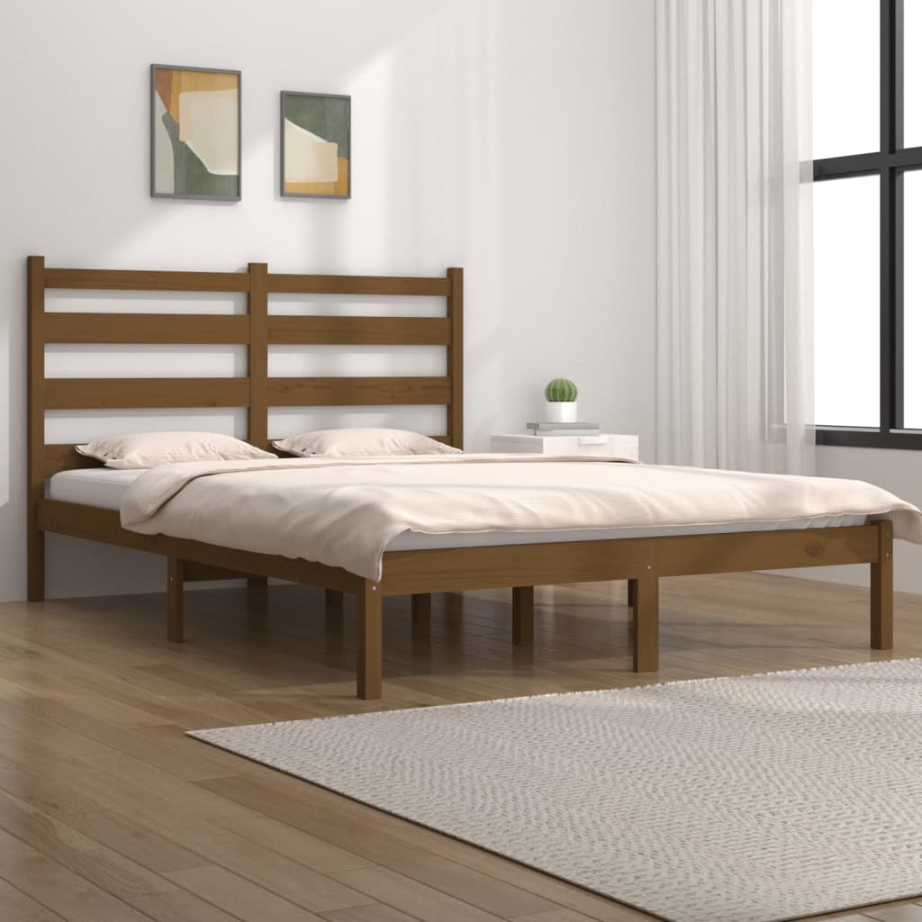 Bedframe Massief Grenenhout