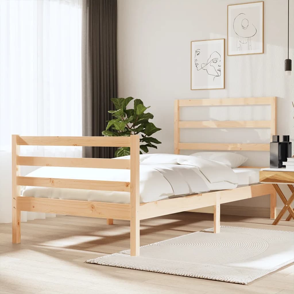 Bedframe Massief Grenenhout