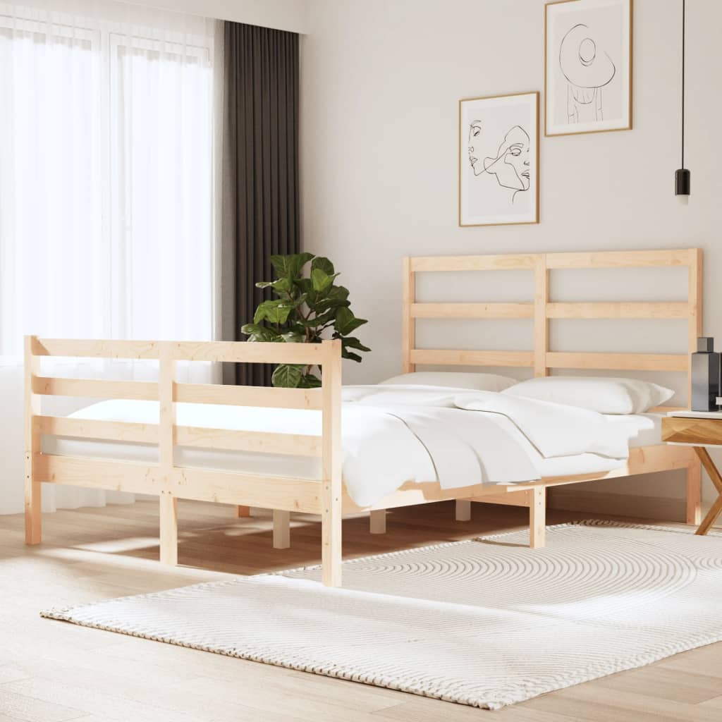 Bedframe Massief Grenenhout