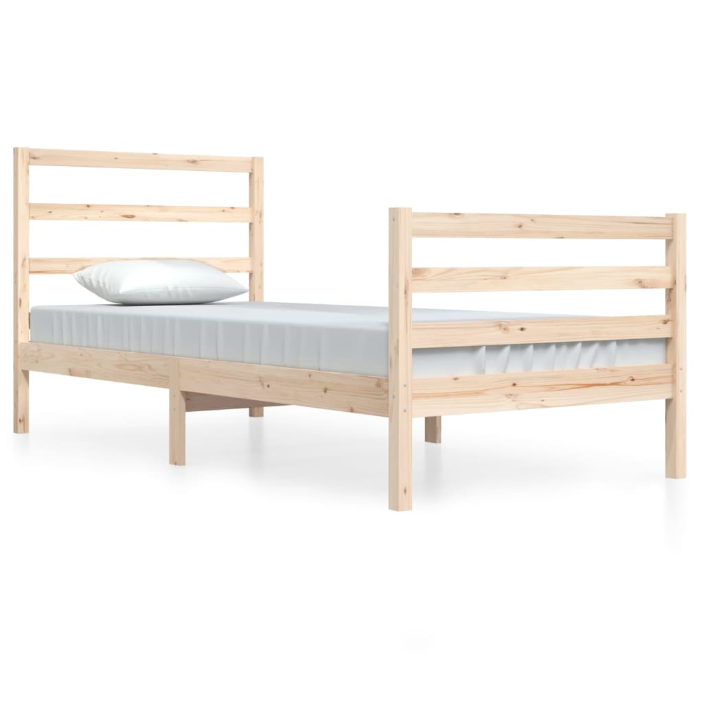 Bedframe Massief Grenenhout