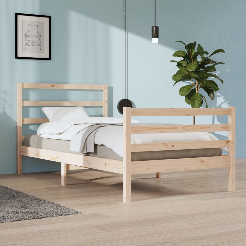 Bedframe Massief Grenenhout