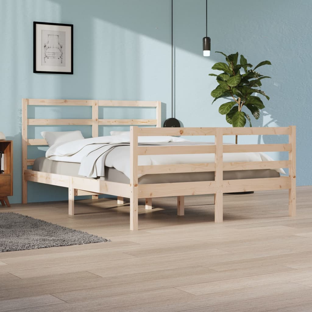 Bedframe Massief Grenenhout