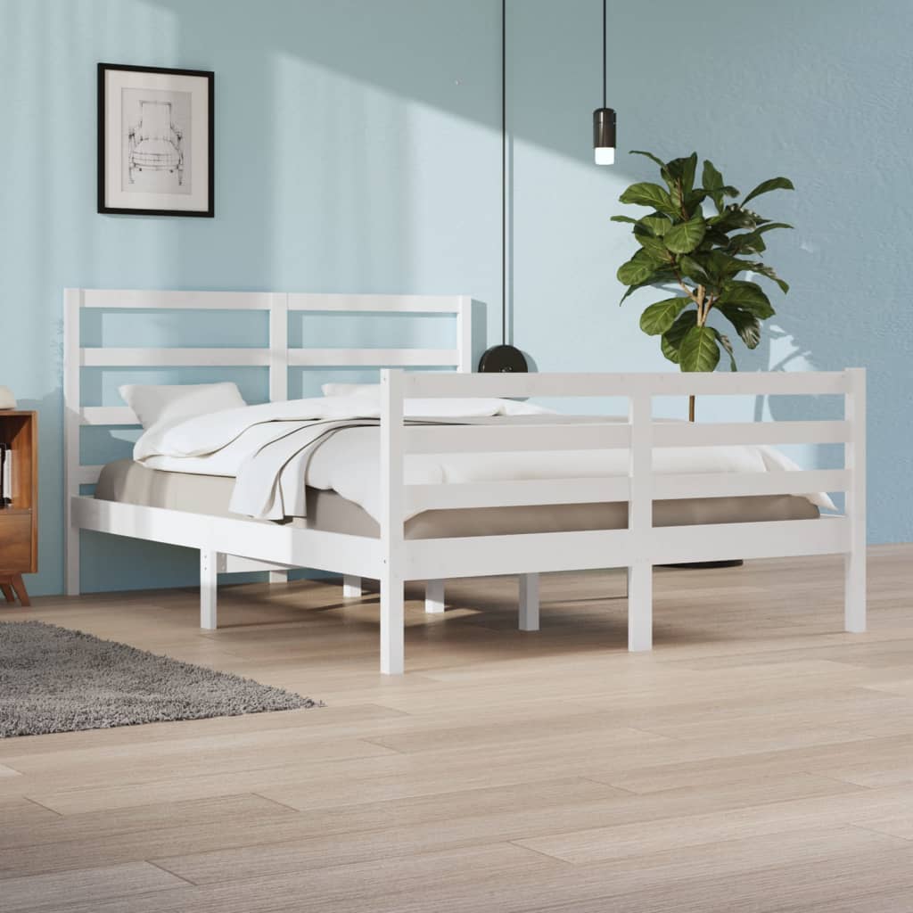 Bedframe Massief Grenenhout