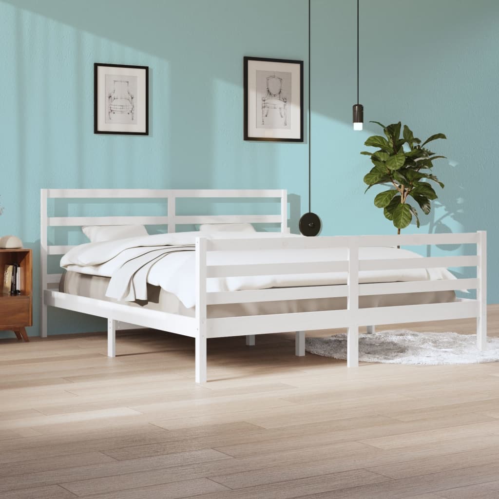 Bedframe Massief Grenenhout