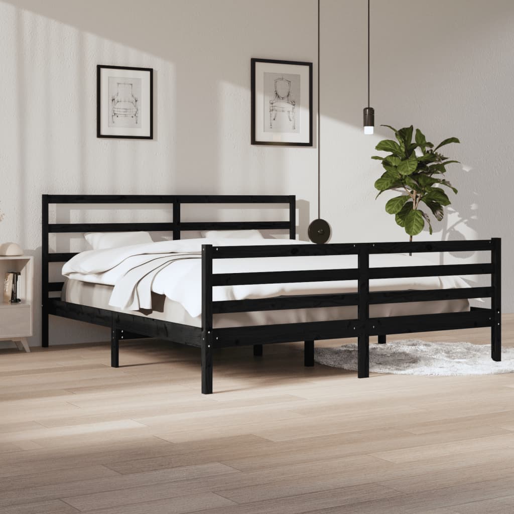 Bedframe Massief Grenenhout