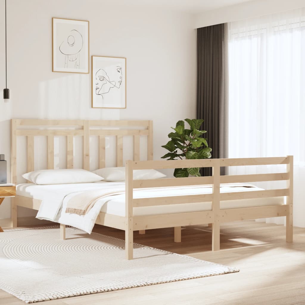 Bedframe Massief Hout