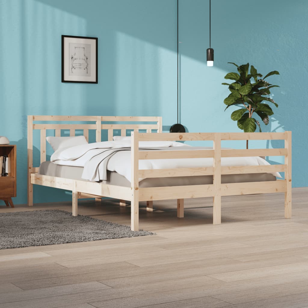 Bedframe Massief Hout