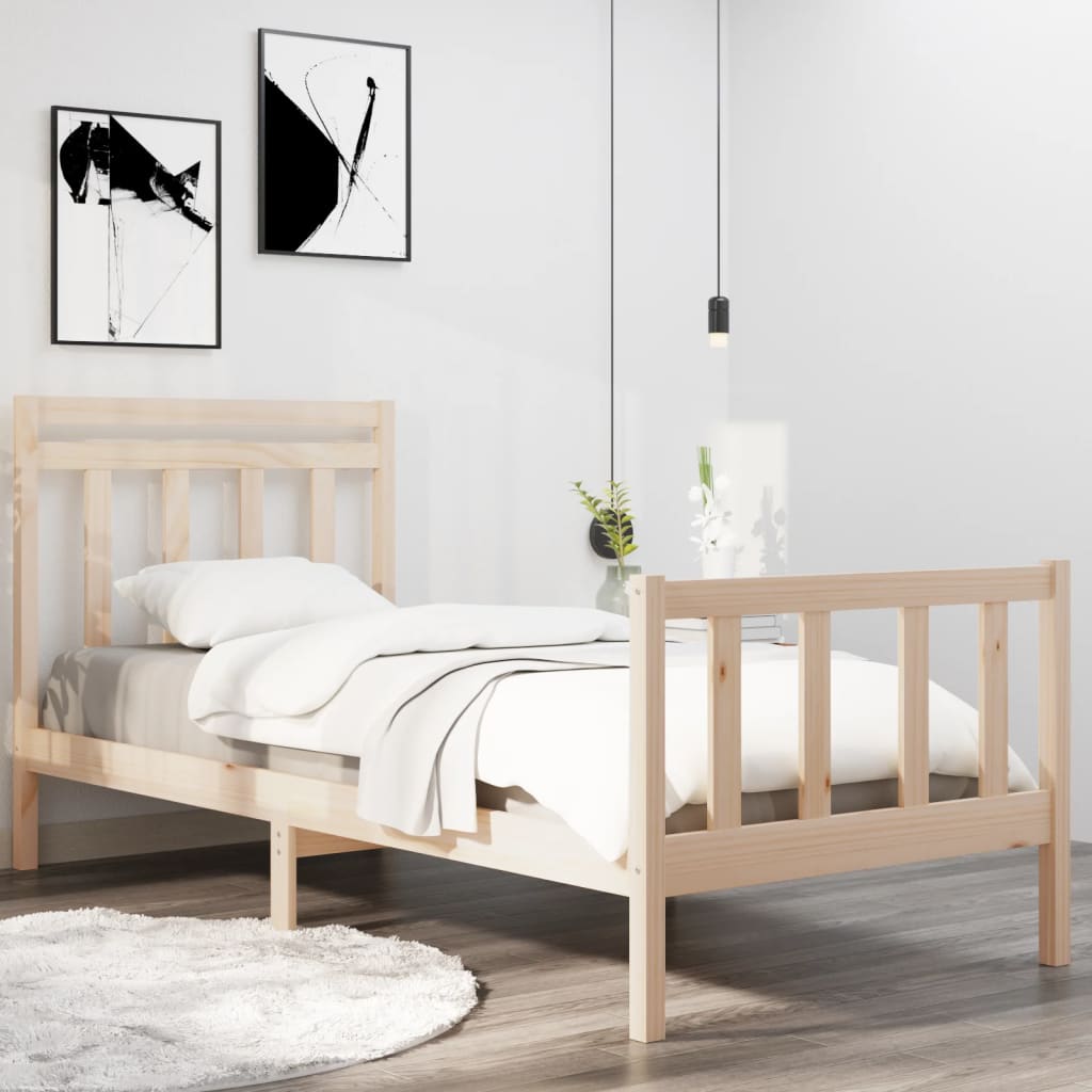 Bedframe Massief Hout