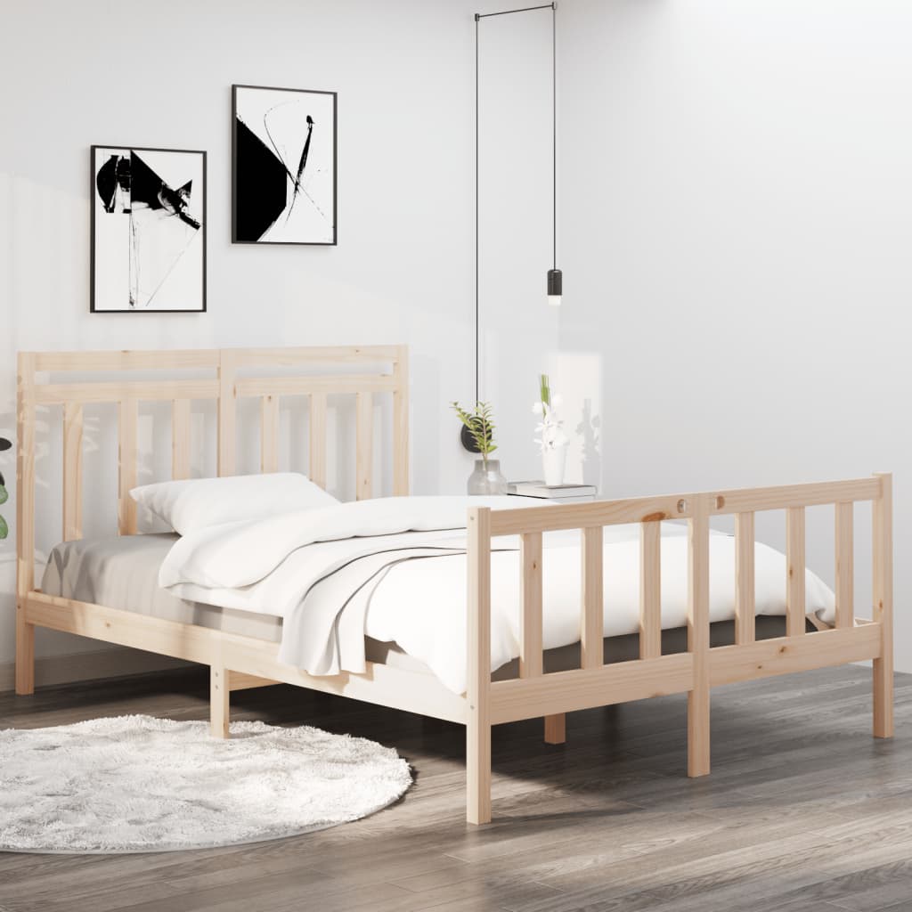 Bedframe Massief Hout