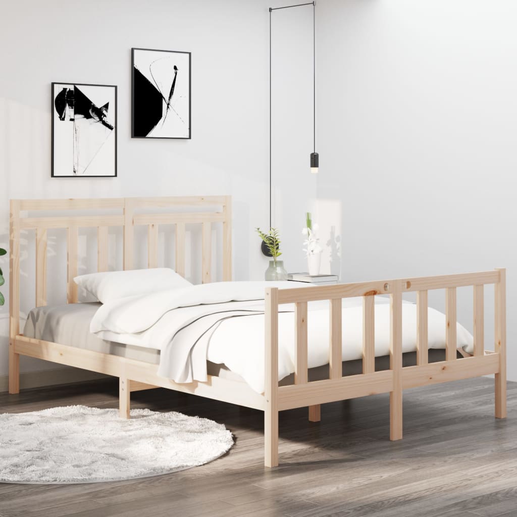 Bedframe Massief Hout