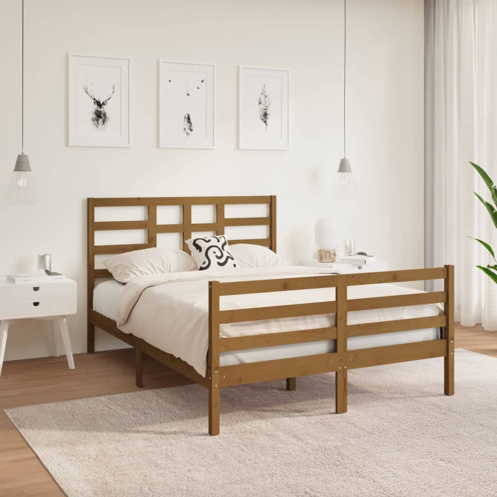 Bedframe Massief Hout