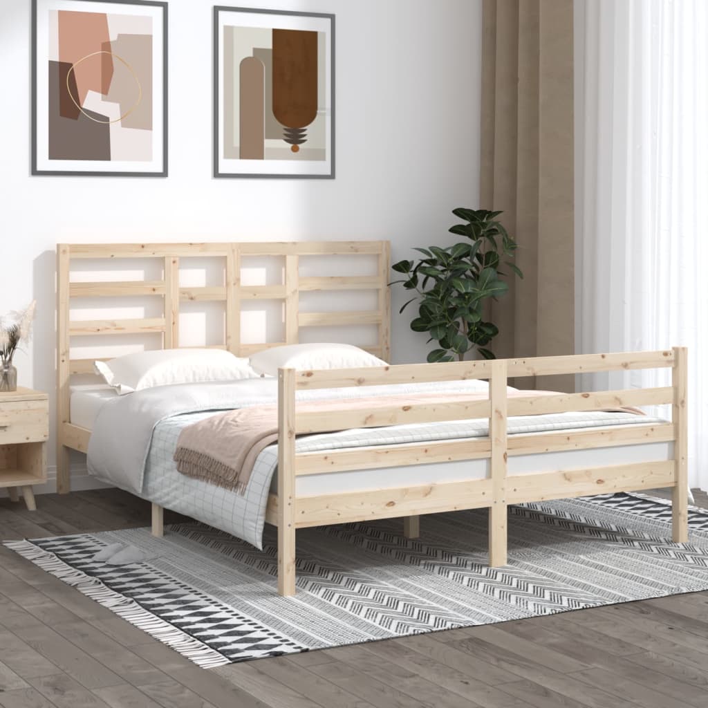 Bedframe Massief Hout