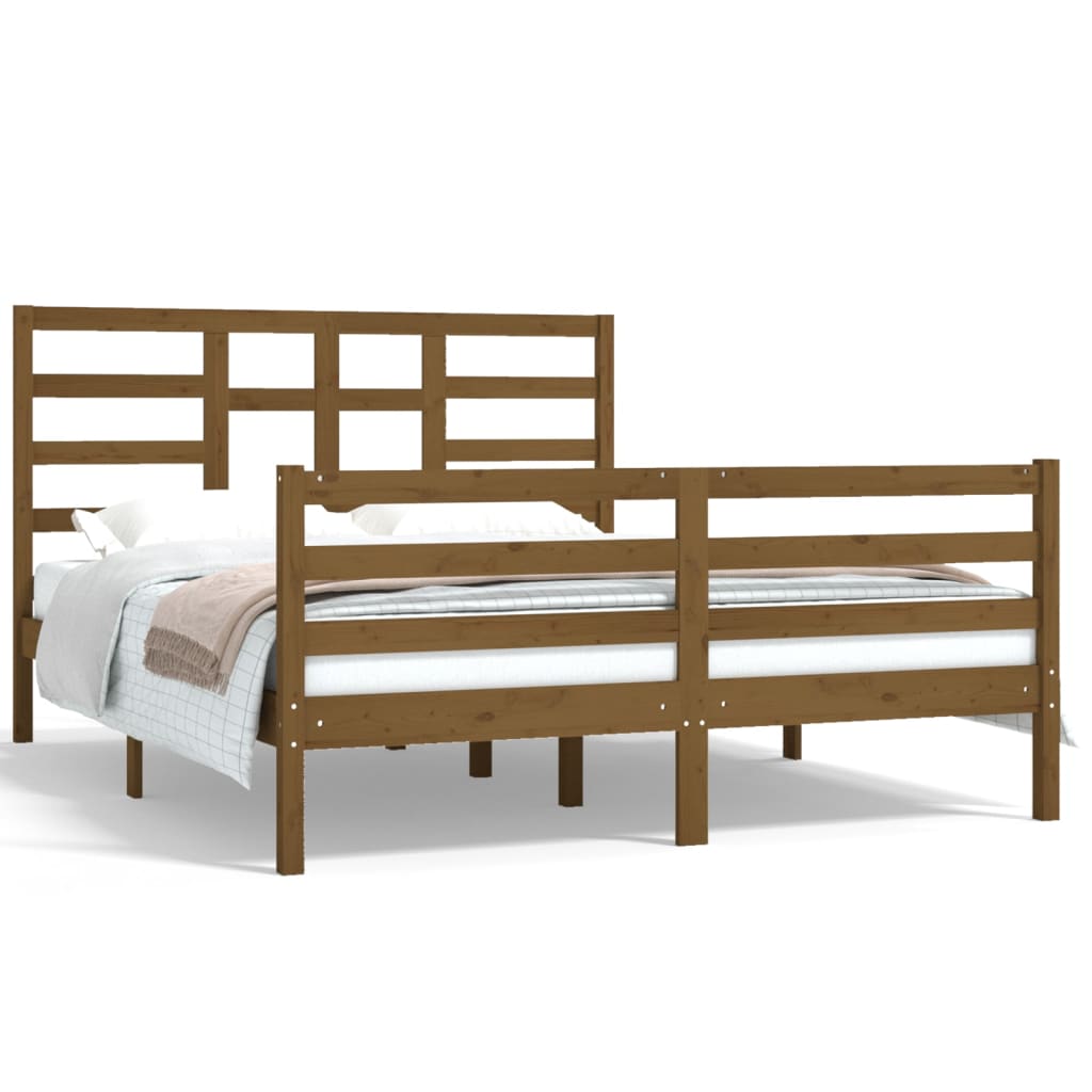 Bedframe Massief Hout