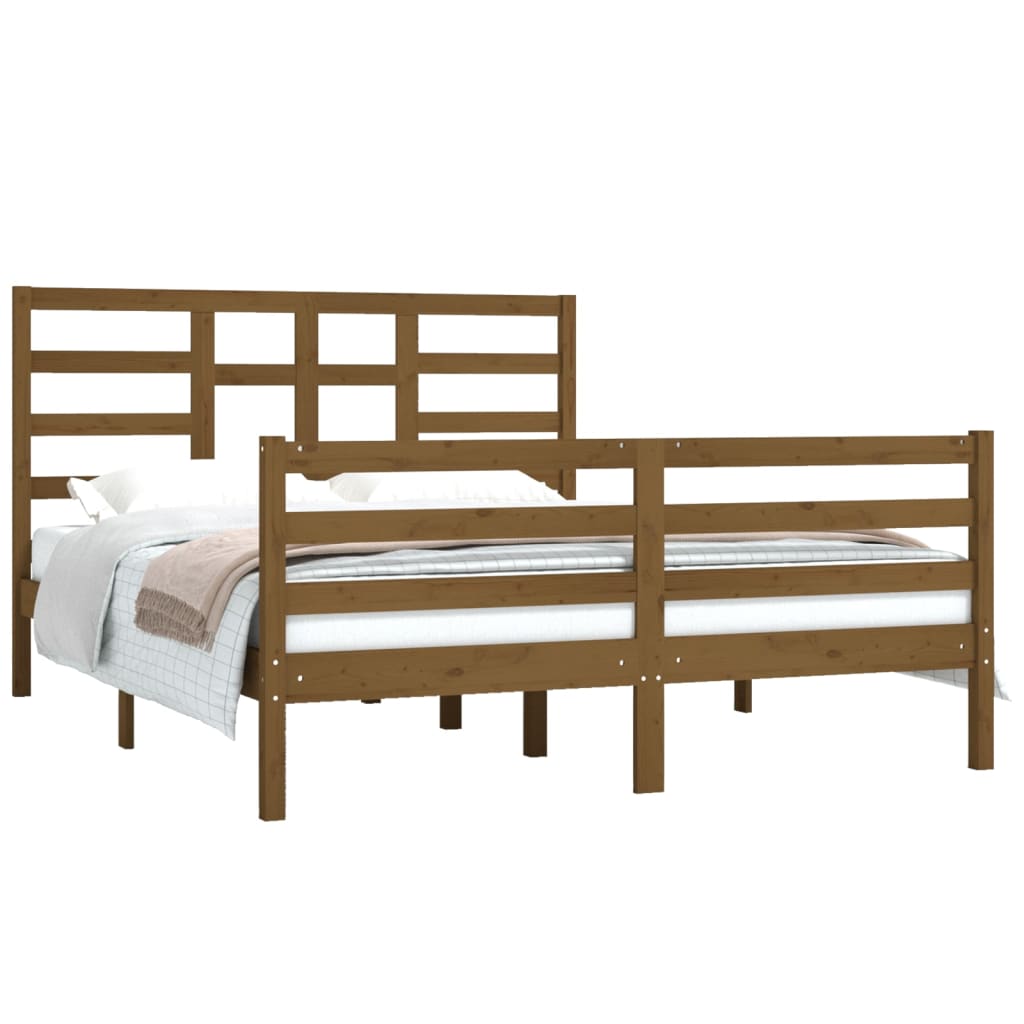 Bedframe Massief Hout