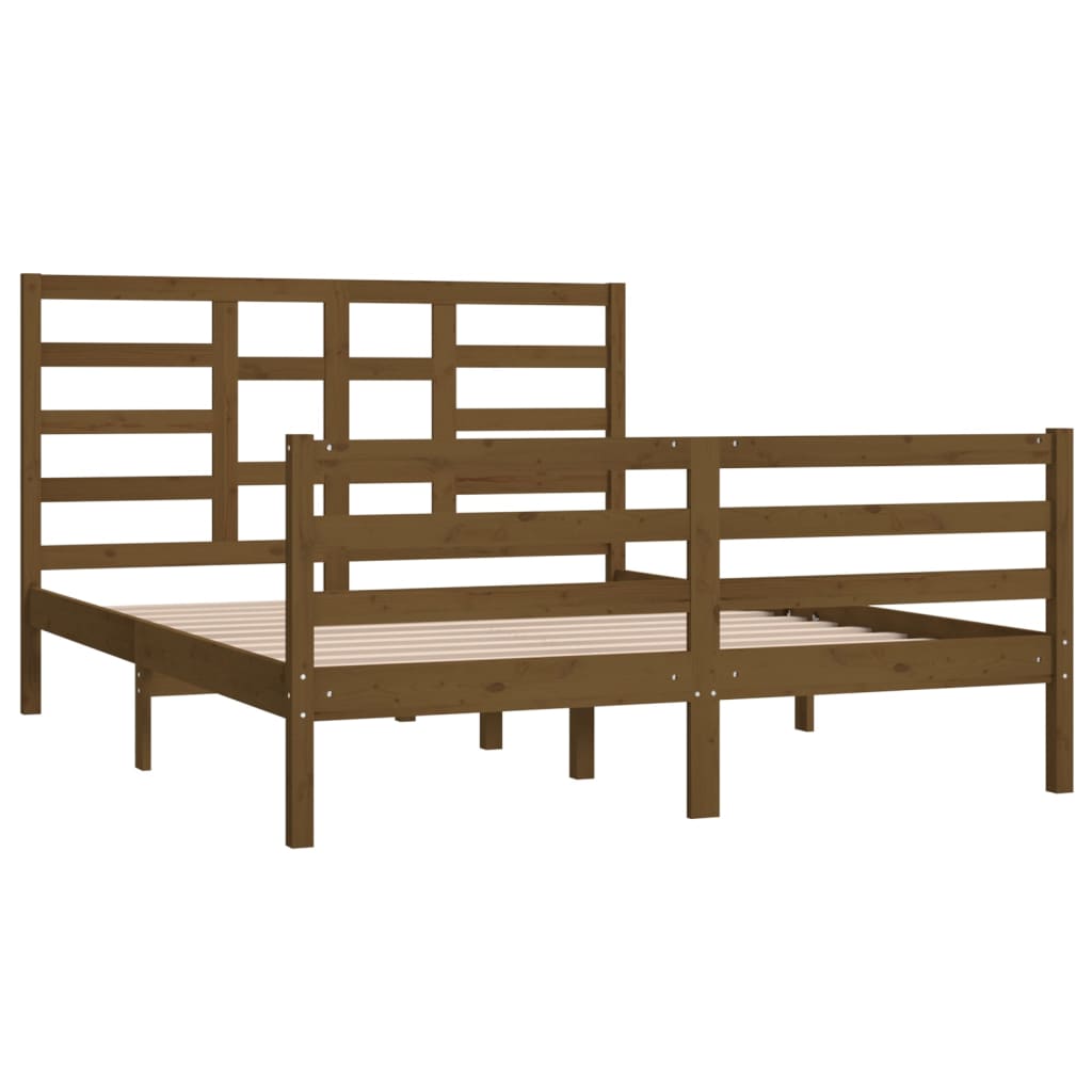 Bedframe Massief Hout