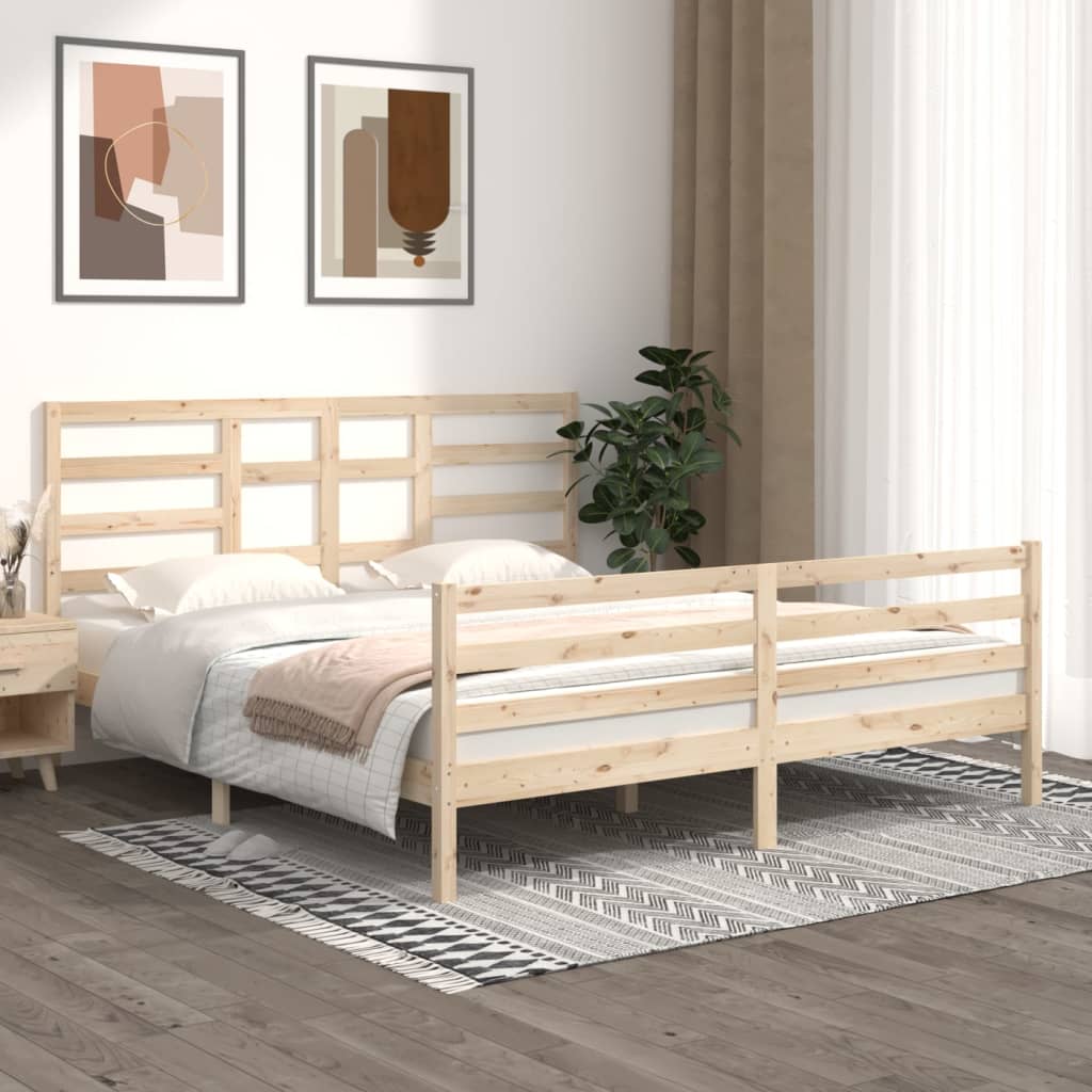 Bedframe Massief Hout